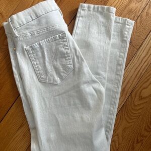 NWT Lilly Pulitzer Eagan High Waist Super Skinny Pants Coconut Metallic 4